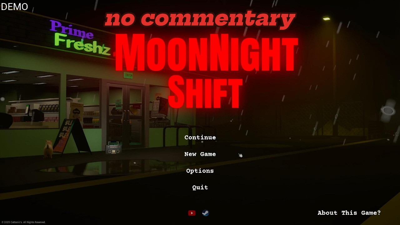 MoonNight Shift – 1080p Horror Game No Commentary