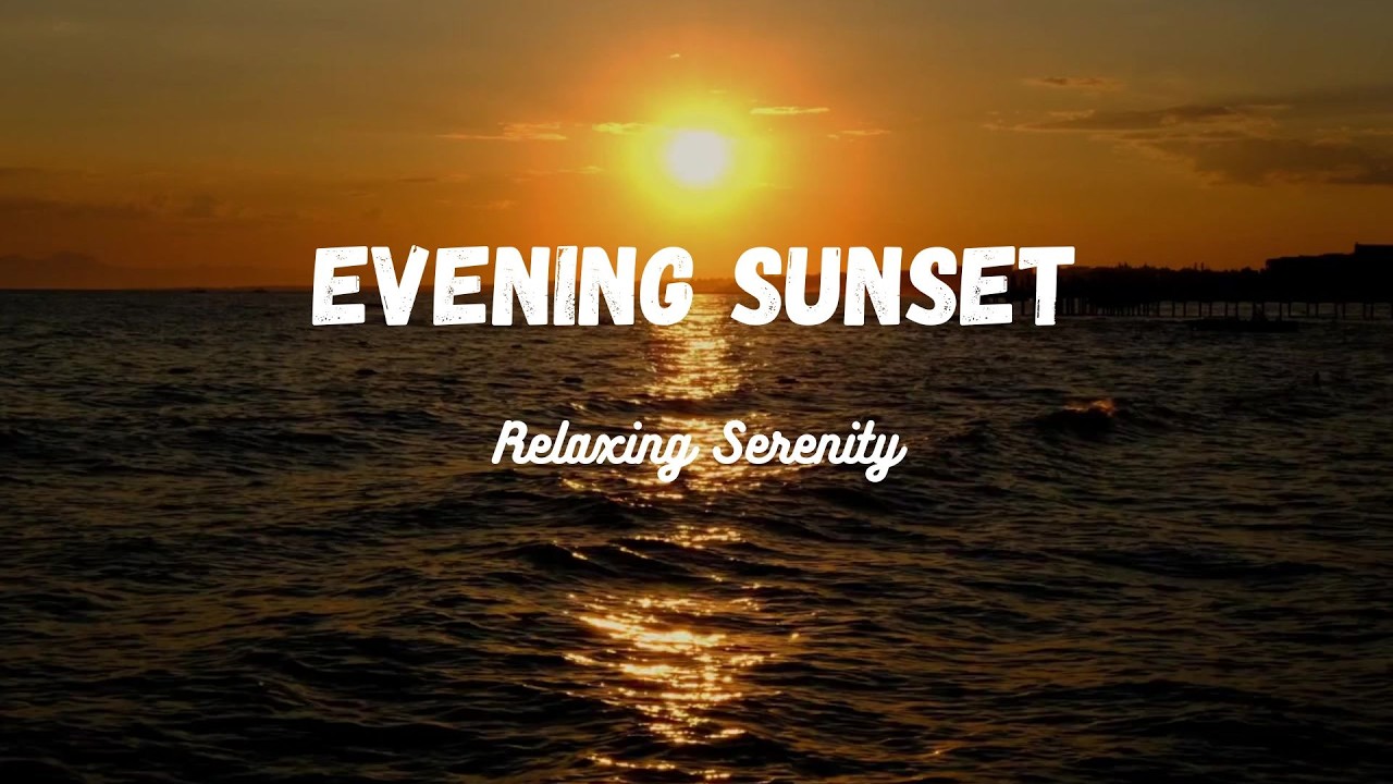 Fall Asleep to Gentle Ocean Waves 🌊 | Sunset Relaxation Sounds