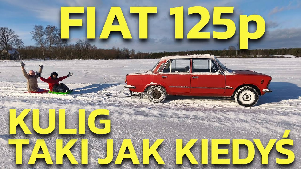 Kulig za Fiatem 125p jak w latach 90. Czyszczenie gaźnika, kulig i ognisko z kiełbaskami