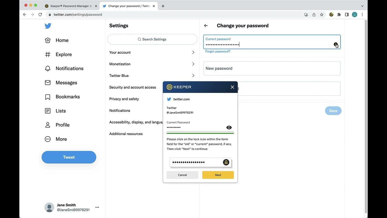 Change Your Passwords with KeeperFill