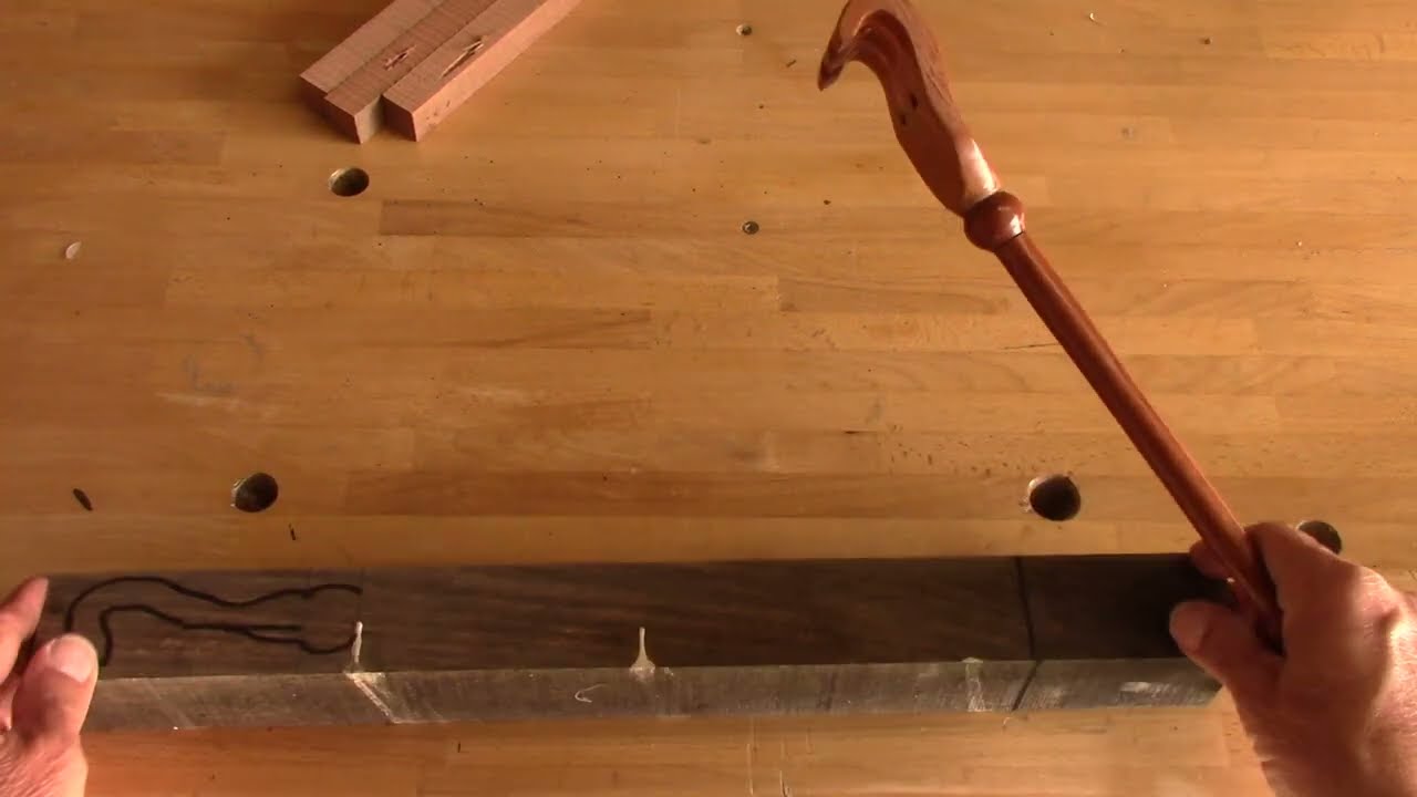 Back scratcher from a single block of Wood!