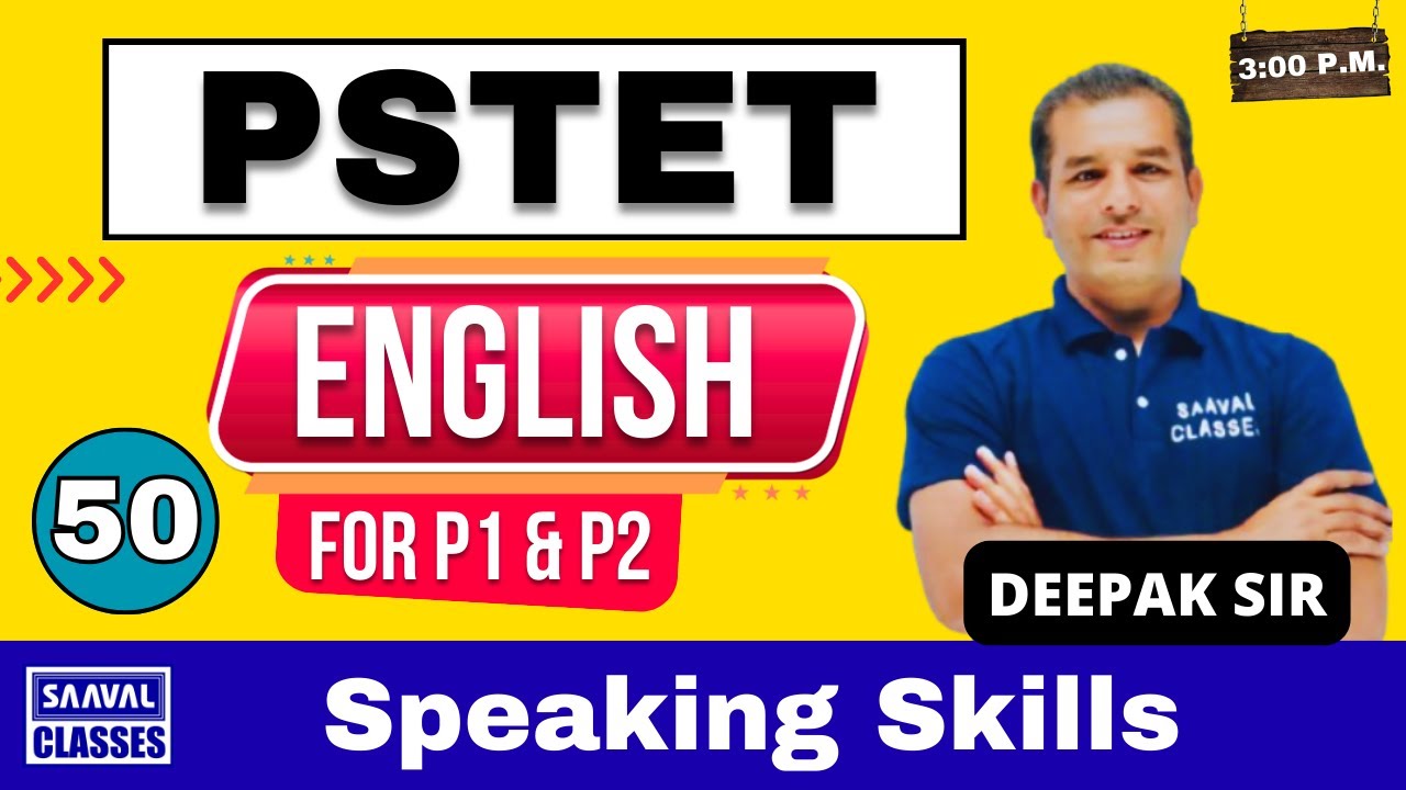 Lec-50 English Pedagogy | Writing Skills | PSTET-2025 | Punjab TET | SAAVAL: 99888-32392