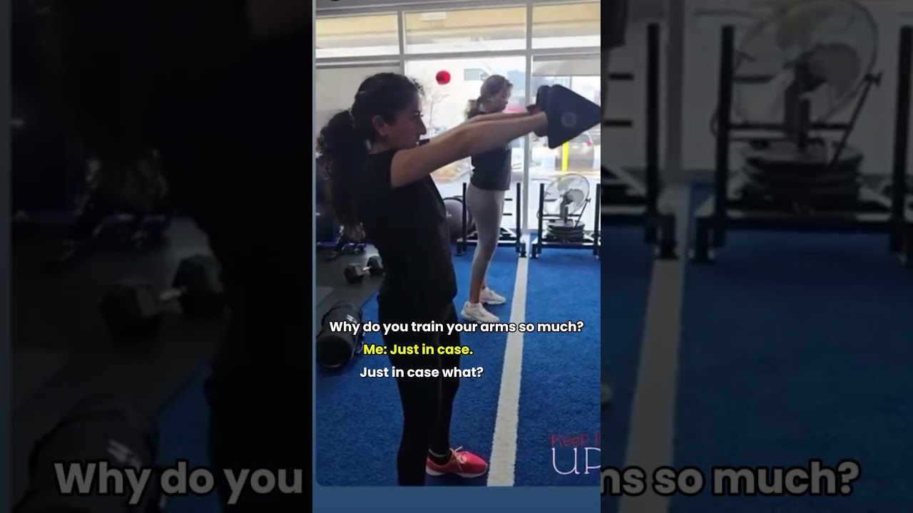 Why do you train your arms so much? 