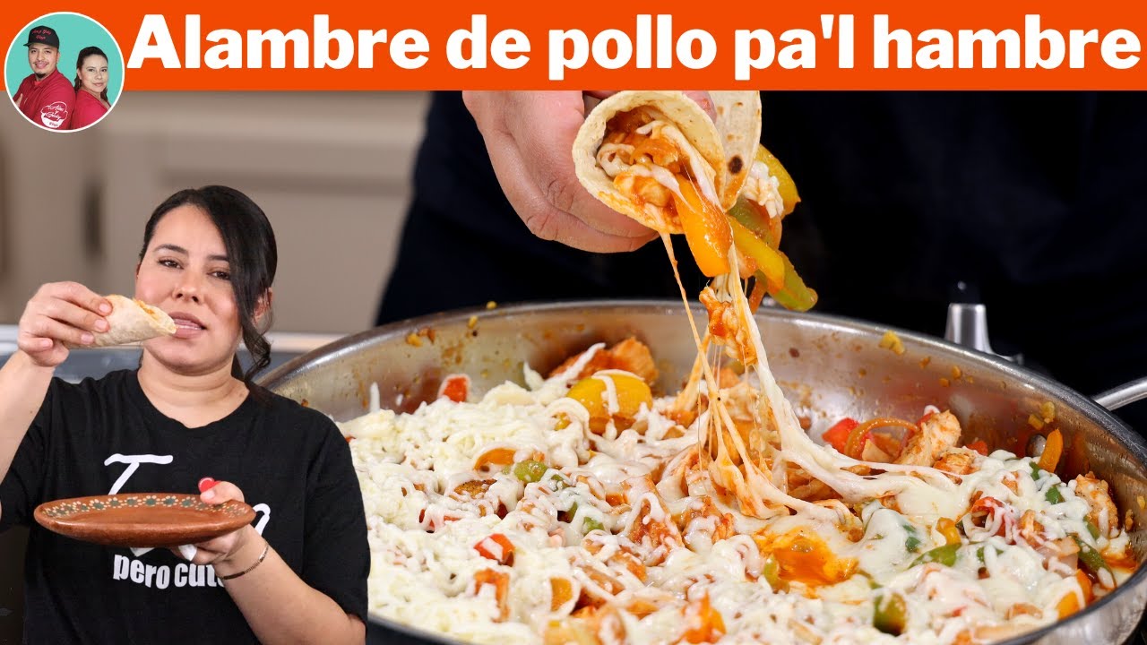 ¡Asombroso! Cocina el Mejor Alambre de Pollo ¡En Minutos! dejaras a todos con la Boca abierta |