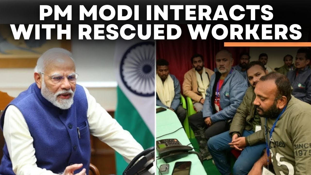 Uttarkashi Tunnel News Live  | PM Modi Speaks To Workers Rescued From the Uttarakhand Tunnel