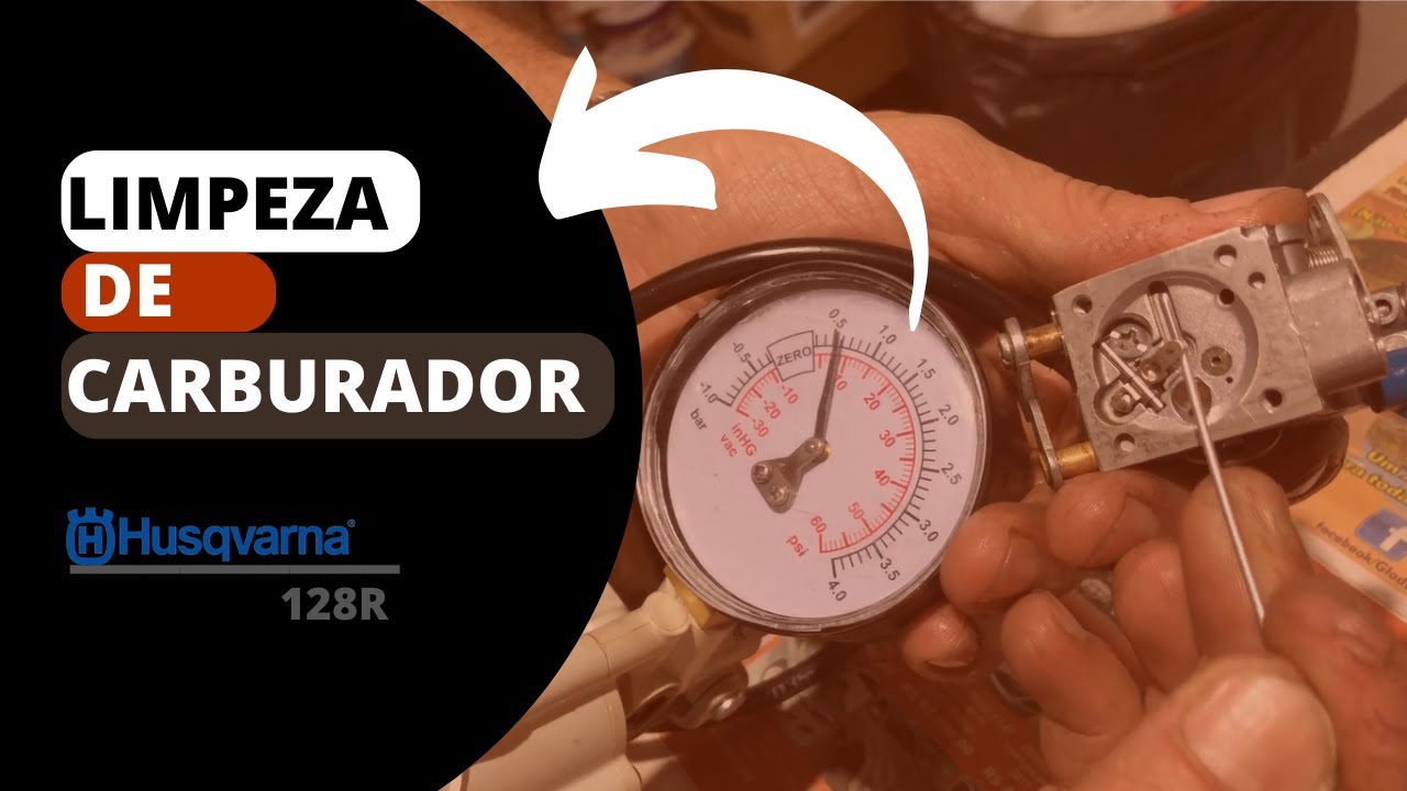 COMO FAZER UMA LIMPEZA DE CARBURADOR NA HUSQVARNA 128R