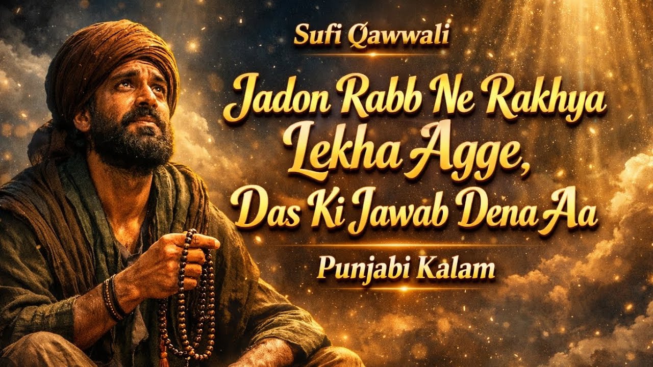 Jdo Rab Ne Rakheya Lekha Agge | Sufi Qawwali | Soulful Sufi Kalam | Punjabi Sufi Song | Sufi Soul 