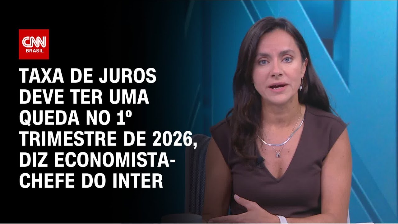 Selic deve ter uma queda no 1&ordm; trimestre de 2026, diz Rafaela Vitoria, do Inter | CNN PRIME TIME