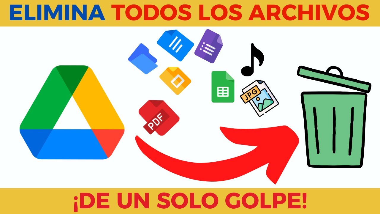 C&oacute;mo borrar TODOS los archivos de tu Google Drive al mismo tiempo en segundos.