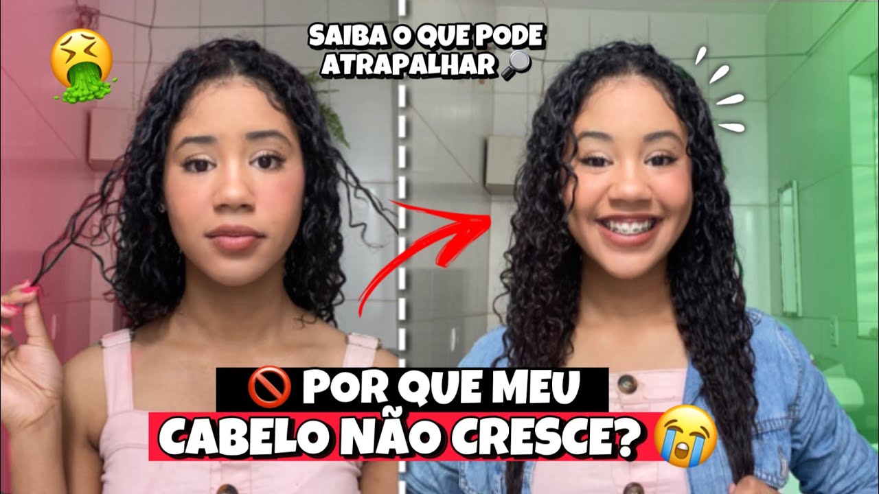 🚫 5 ERROS QUE ATRAPALHAM SEU CABELO CRESCER ❌