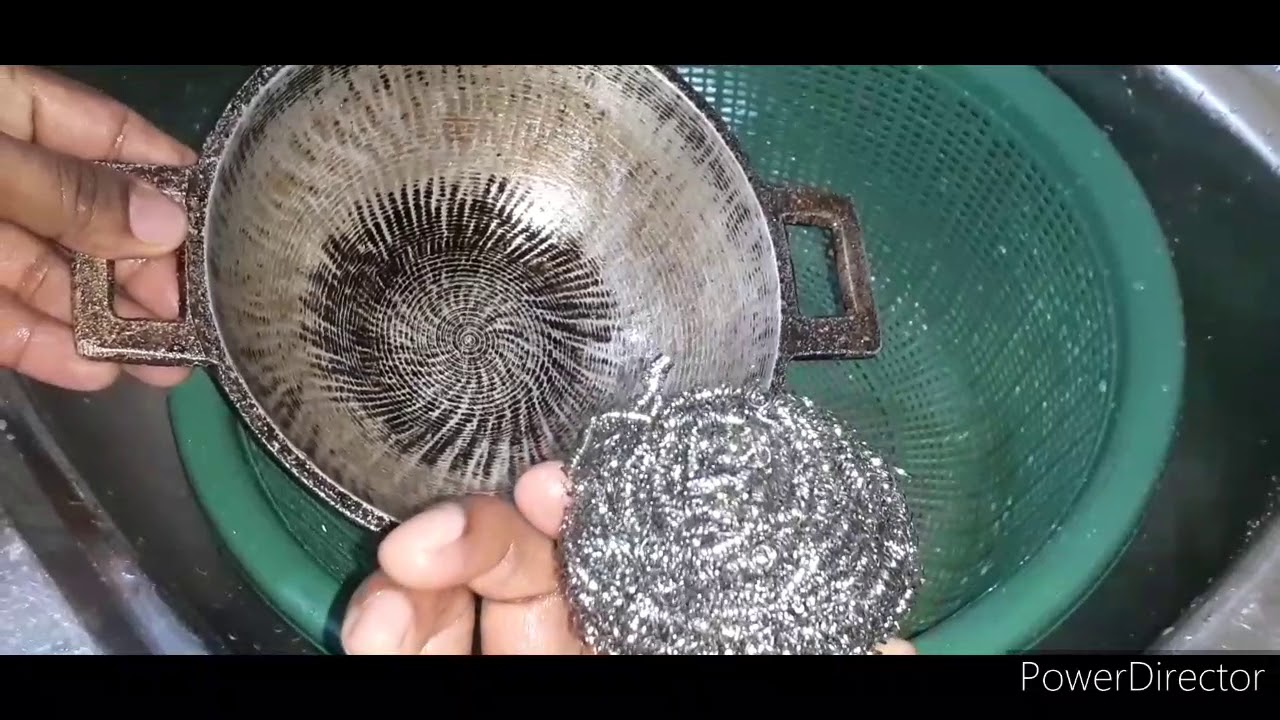 How to seasoning old pan for hoppers  ,ආප්ප සෑදීම සඳහා තාච්චිය සකස් කිරීම .
