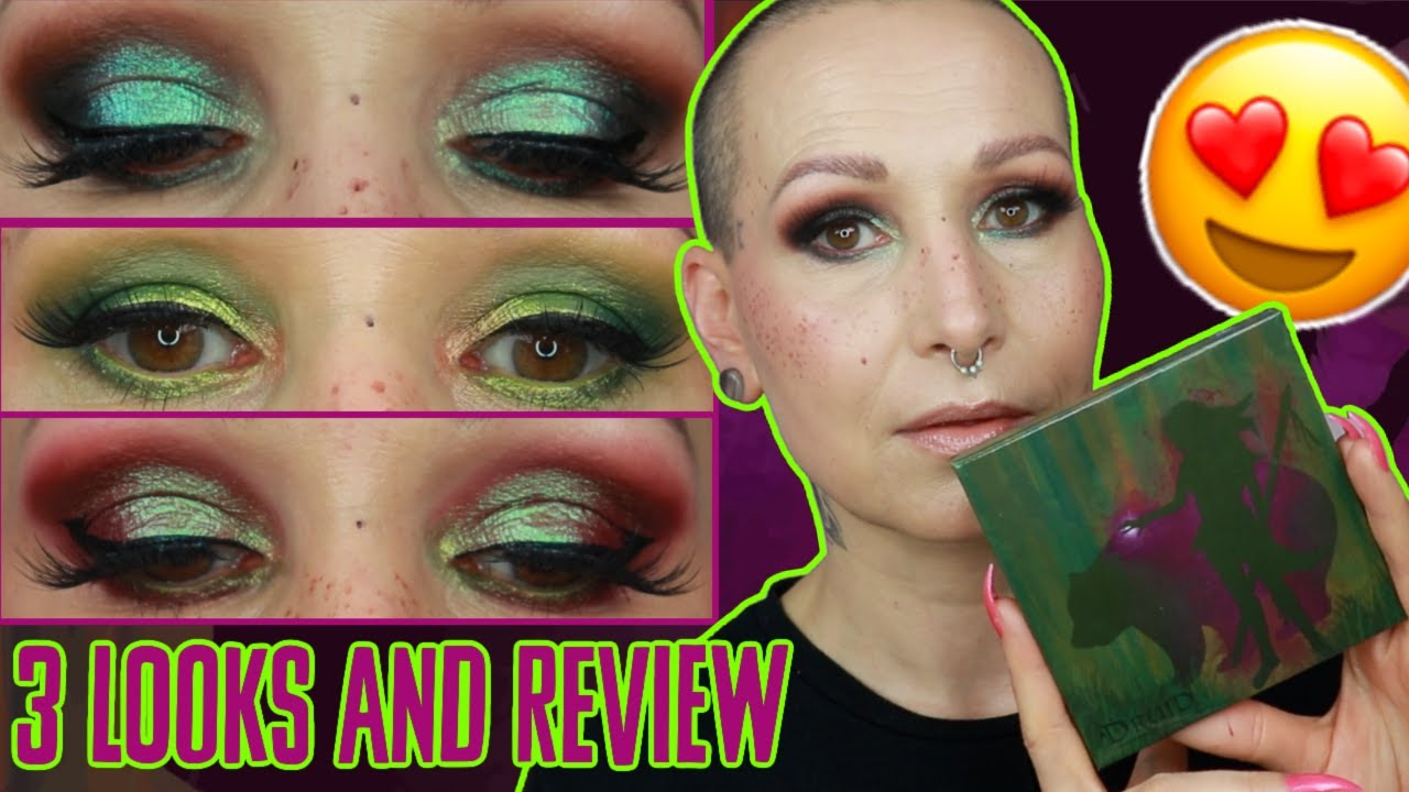 Fantasy Cosmetics Druid Palette | 3 LOOKS TO SATISFY YOUR INNER SWAMP QUEEN!