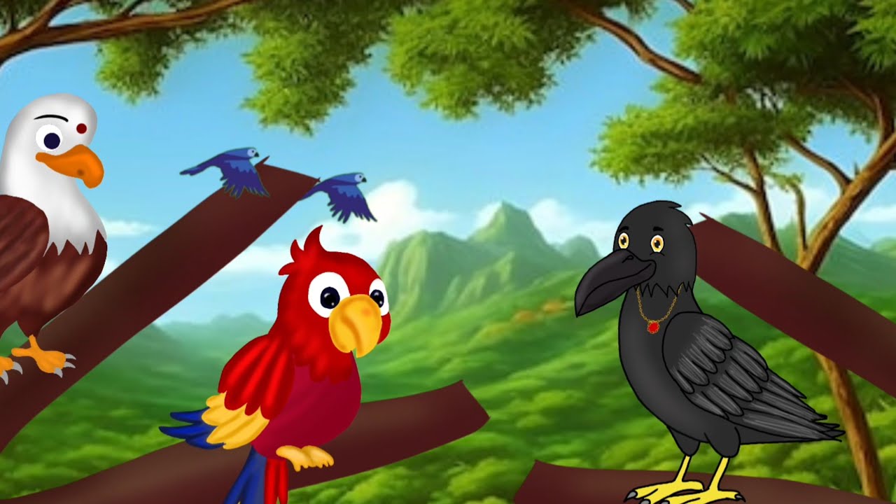 Pinky chadhei ghare aji macho tarkari ll Odia Birds Story
