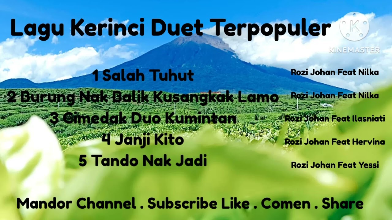 Lagu KERINCI  DUET Terpopuler ART : ROZI JOHAN . NILKA . YESSI . ILASNIATI . HERVINA