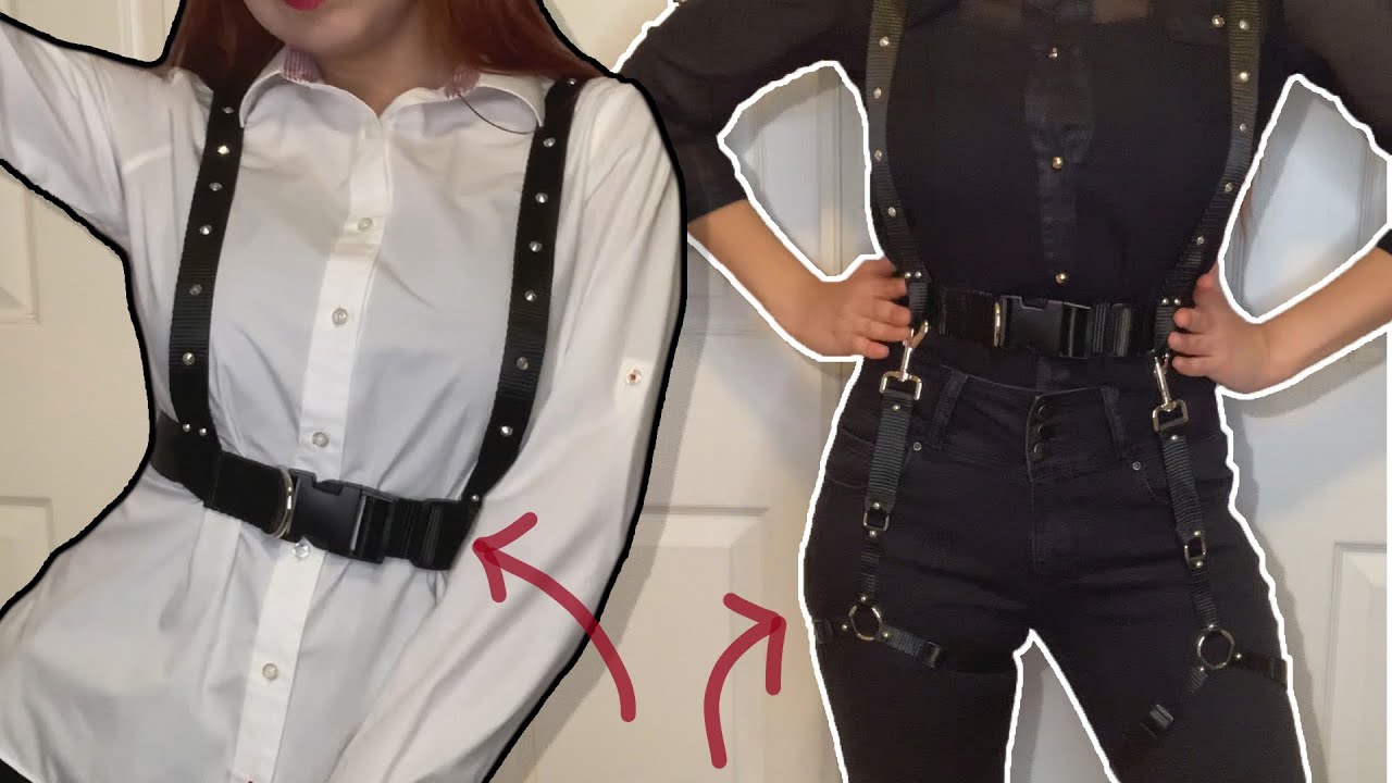 CHEAP & EASY DIY FASHION HARNESS + GARTER