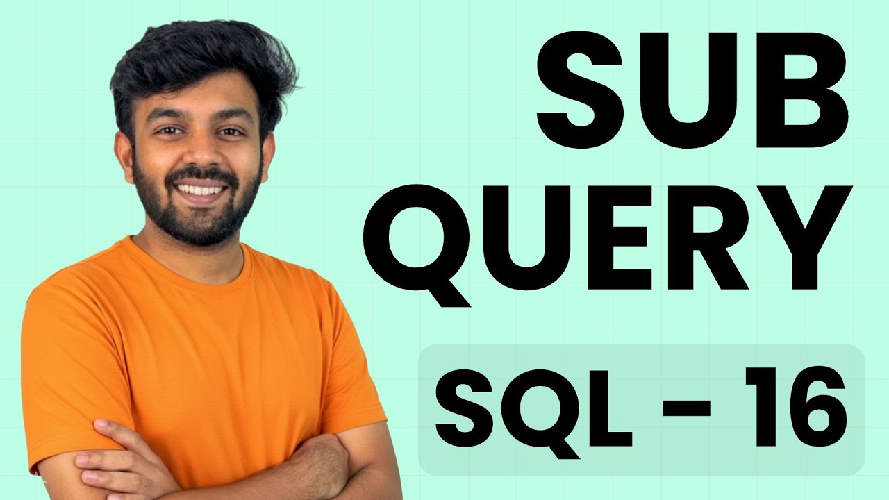 SUB QUERIES  |  SQL Mastery Ep - 16  |  code io - Tamil