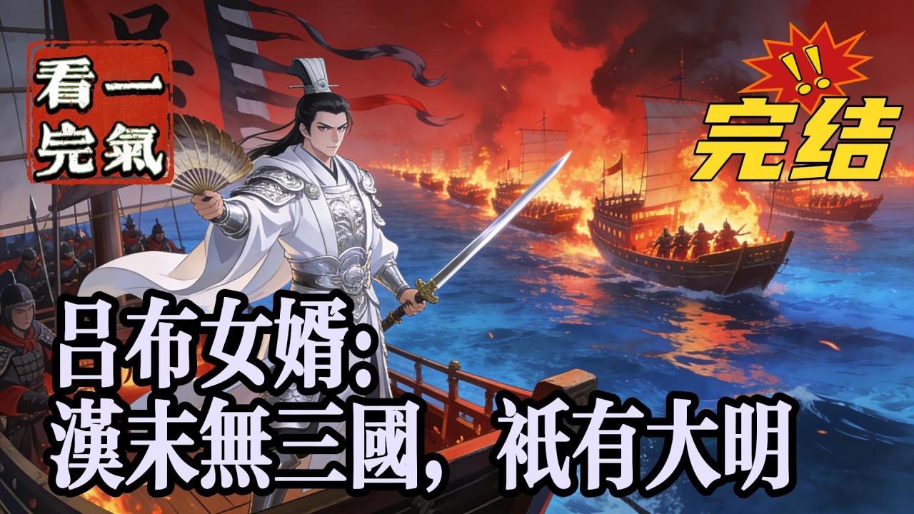 💥💥💥完结！《吕布女婿：汉末无三国，只有大明》杀公孙度、杀回大汉、做大汉新主。在汉末提前建立大明，灭周边异族，甚至率领大军杀出去，灭罗马、安息、贵霜，让大明称霸全球。 #漫画解说#穿越#有声漫画#爽文