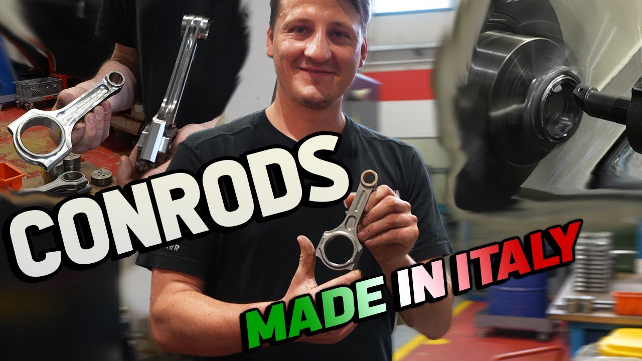 Highend Conrods- Made in Italy 🇮🇹 l Factory Tour l Subi-Series