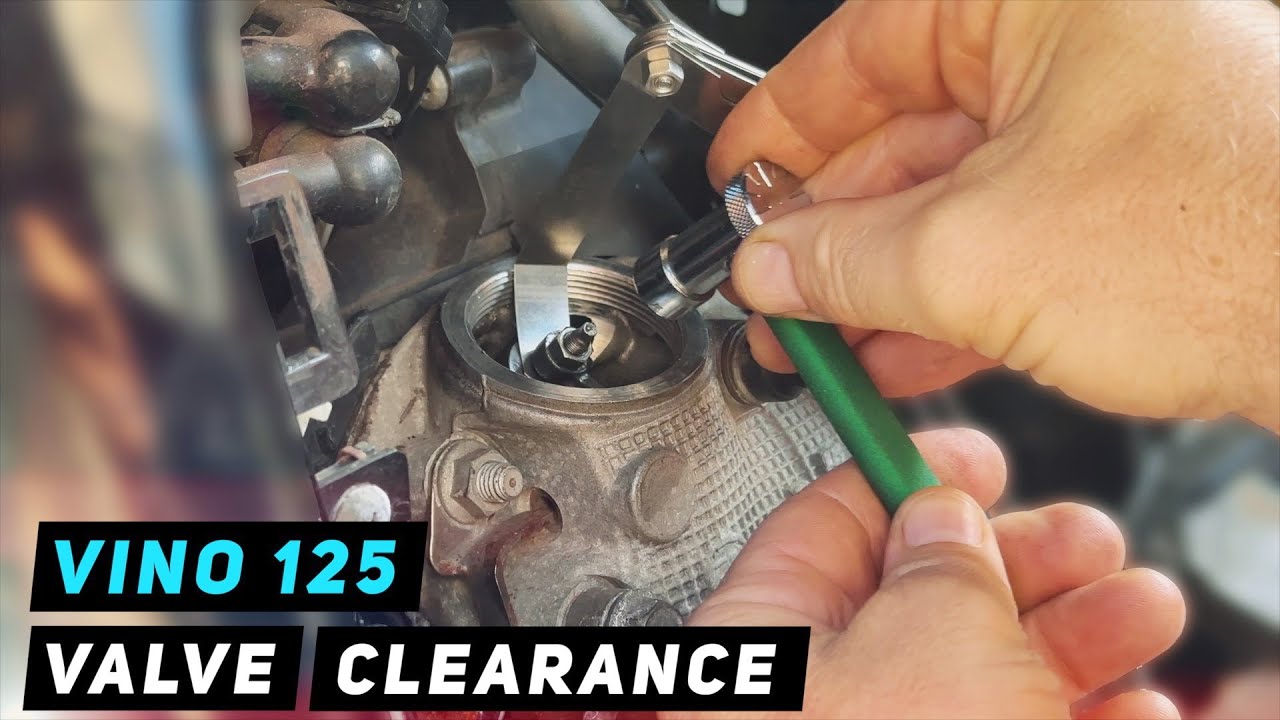 Yamaha Vino / Bianco 125 - Valve Clearance / Adjustment | Mitch's Scooter Stuff