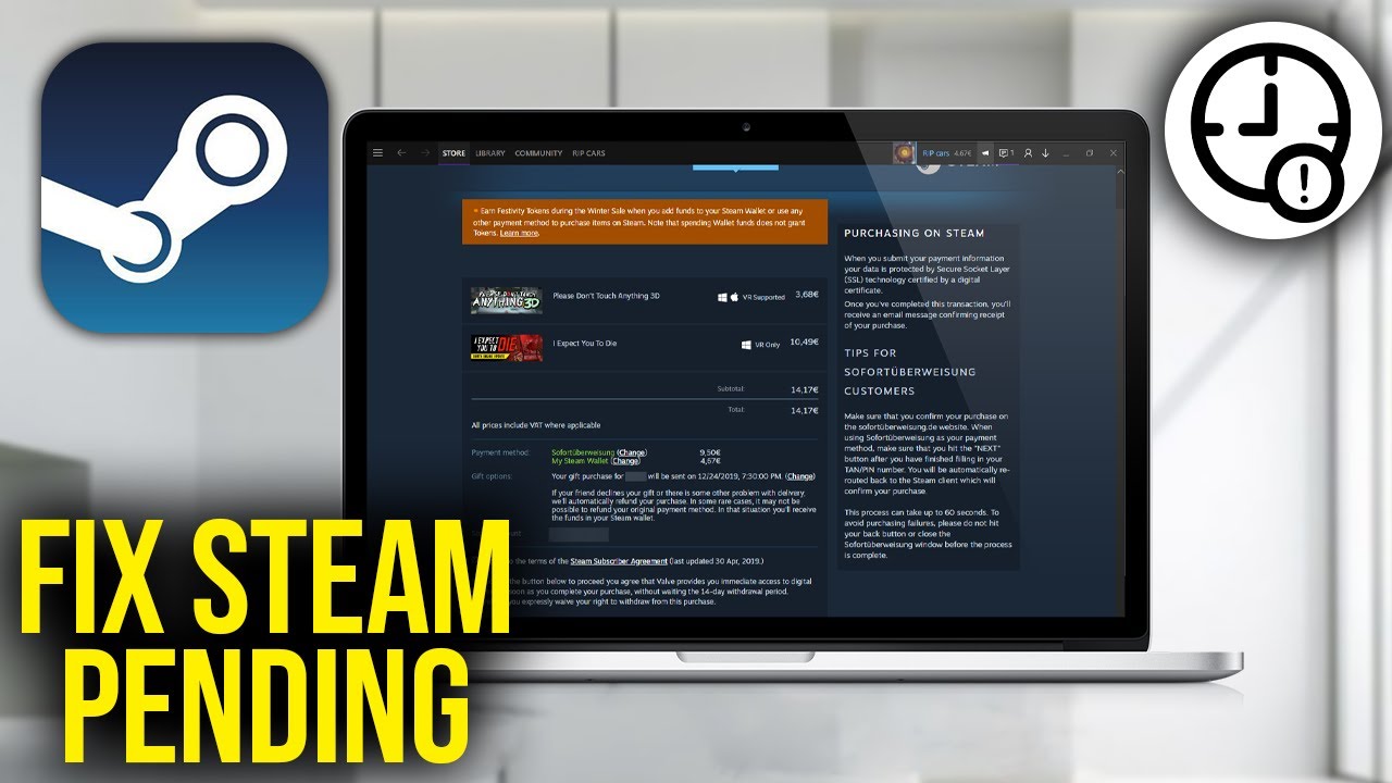 Как исправить ошибку &laquo;Ожидающая транзакция&raquo; в Steam