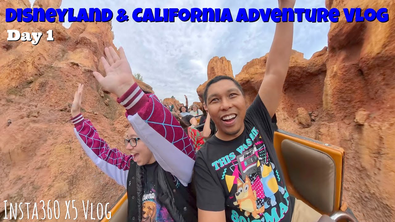Disneyland & California Adventure Vlog: Day 1 | An Insta360 X5 Vlog