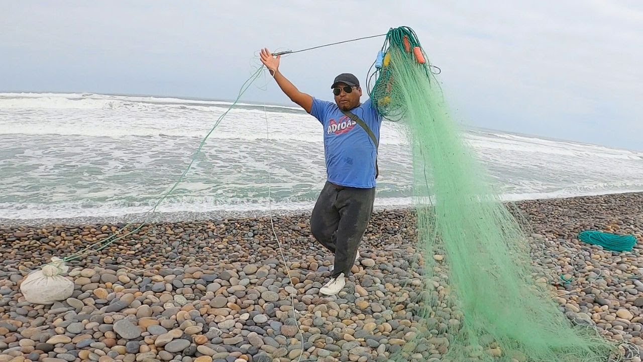 Como Armar la RED antes de meter al Mar para pescar