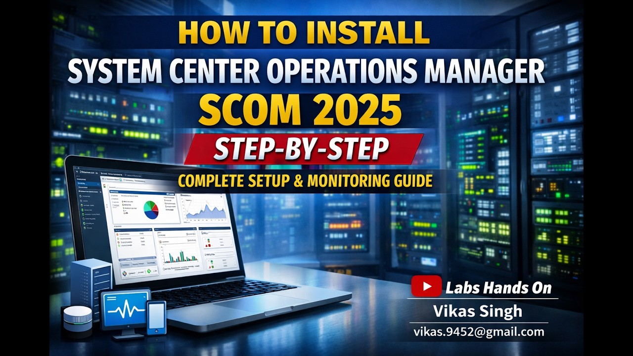 Пошаговая инструкция по установке System Center Operations Manager (SCOM) 2025 | Полная настройка...