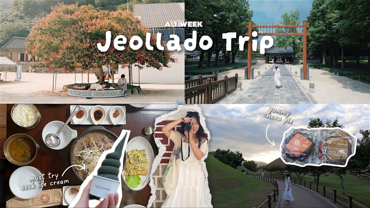 Travel | 2 weeks in South Korea | Most Beautiful | Jeollado Vlog | Summer Trip Across Jeollado 🇰🇷🍱🌿