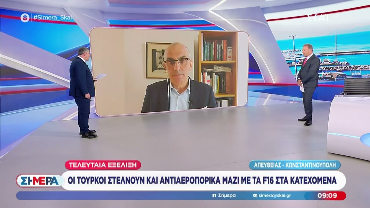 Οι Τούρκοι στέλνουν και αντιαεροπορικά μαζί με τα F16 στα κατεχόμενα | Σήμερα | 09/03/2026