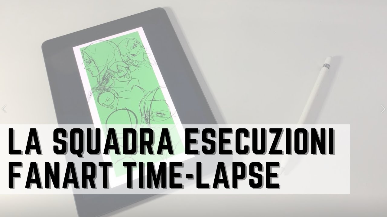La Squadra Esecuzioni Fanart | Jojo's Bizarre Adventure Fanart | Anime Fanart | Procreate Time-lapse