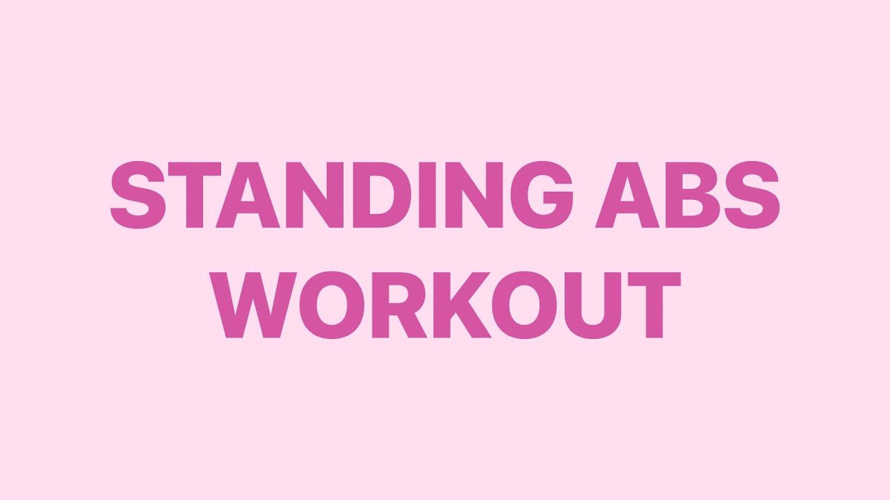 3-минутная тренировка пресса стоя //6 упражнений дома для плоского живота