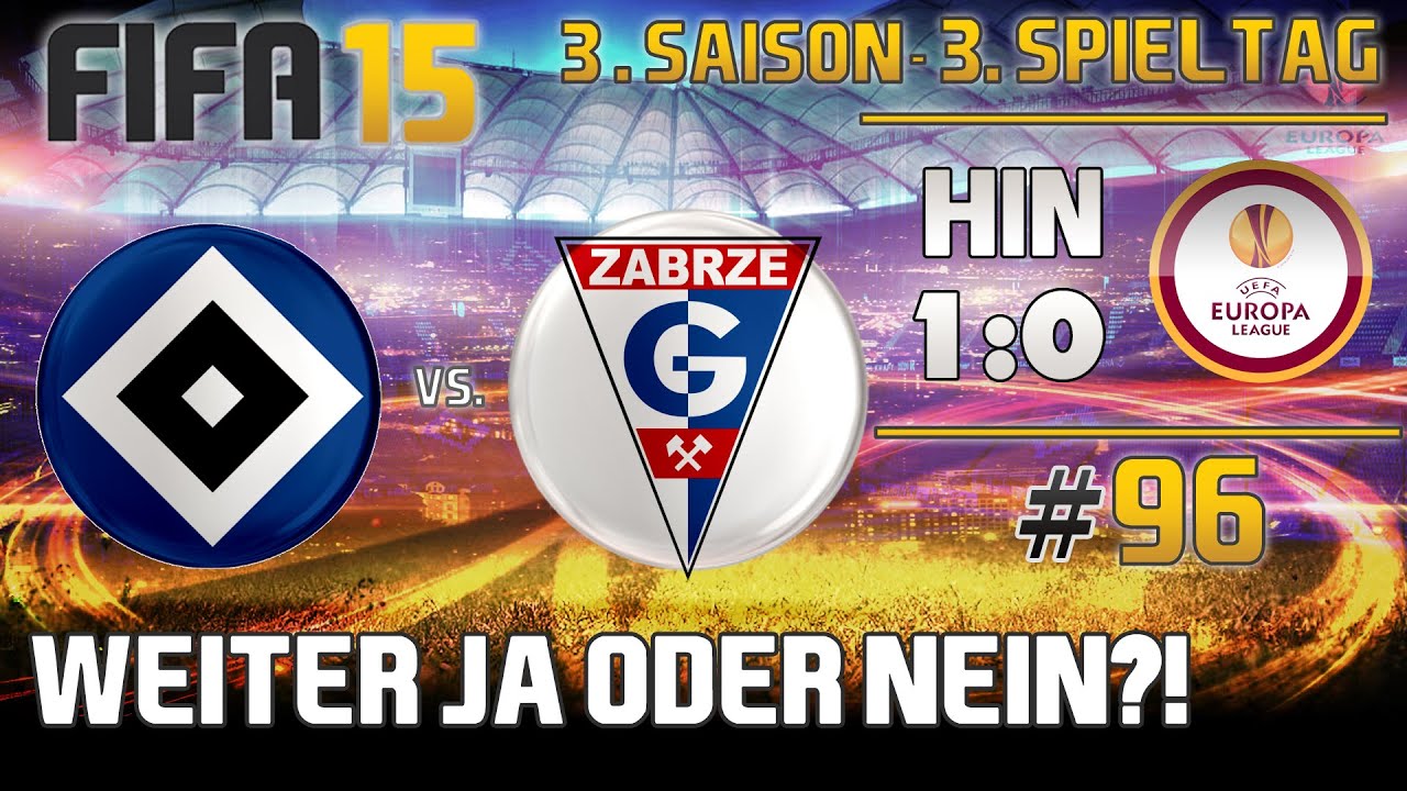 Let's Play FIFA 15 [S03E07 | UHD] - Gruppenphase: JA oder NEIN?! [HSV-ZABRZE] #96 | deutsch