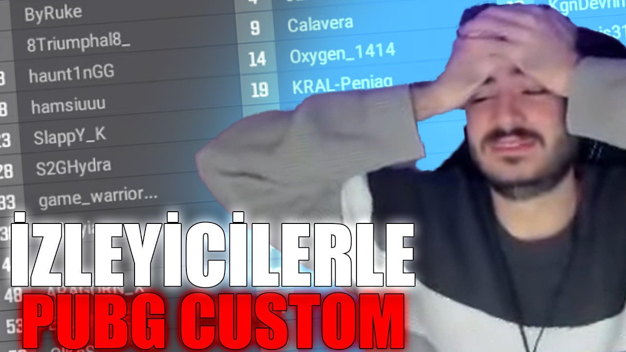 @MASKARLOL YAYINDA İZLEYİCİLERLE PUBG CUSTOM LOBİ OYNUYOR!