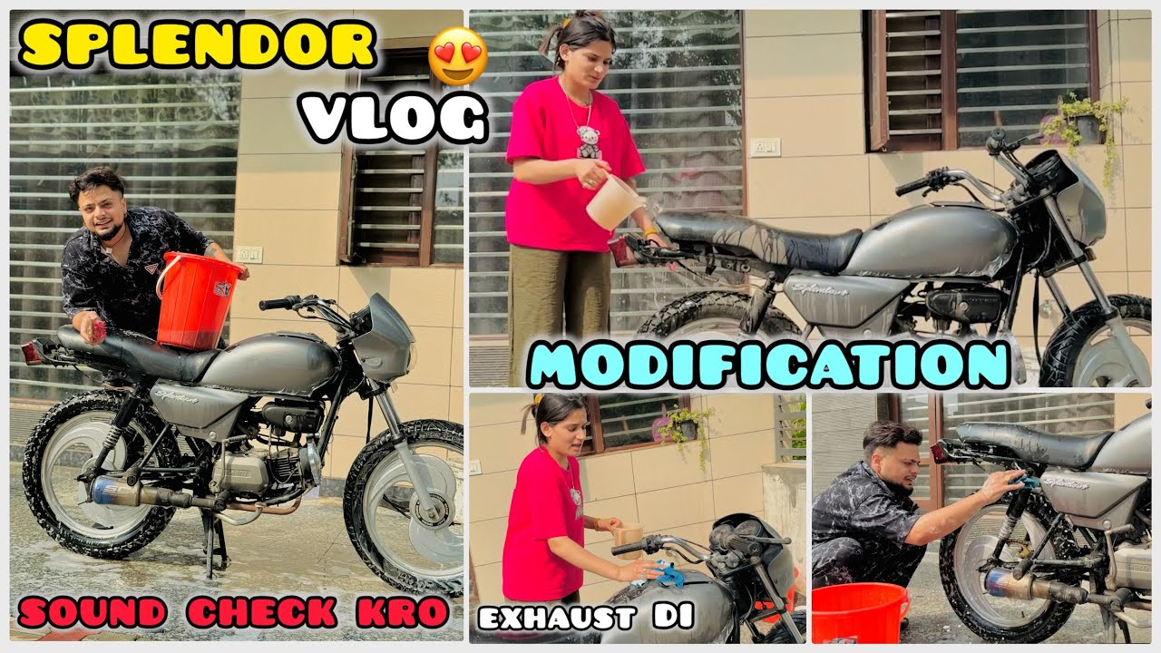 Ajj Splendor Kam Aa Geya Okhe Time🙁😍 Splendor Modified😳 Splendor Vlog on Demand😎|| Ankush Thakur ||