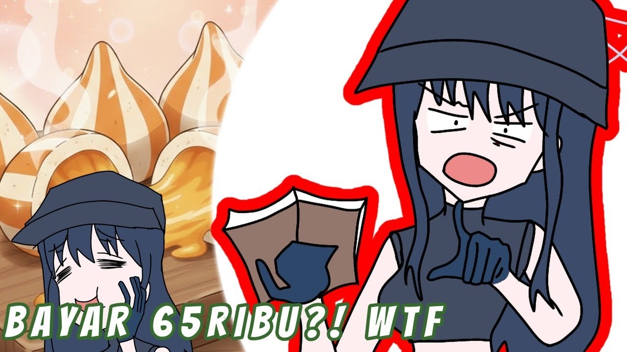 Animasi Saori Blue Archive – Salah Jawab Matematika, Bayar 65K?!