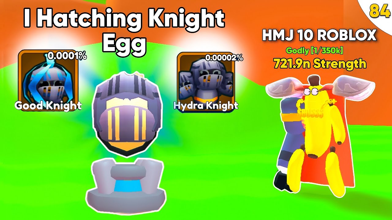 I Hatching Knight Egg - HYDRA KNIGHT & Arm Wrestle Simulator Roblox #84