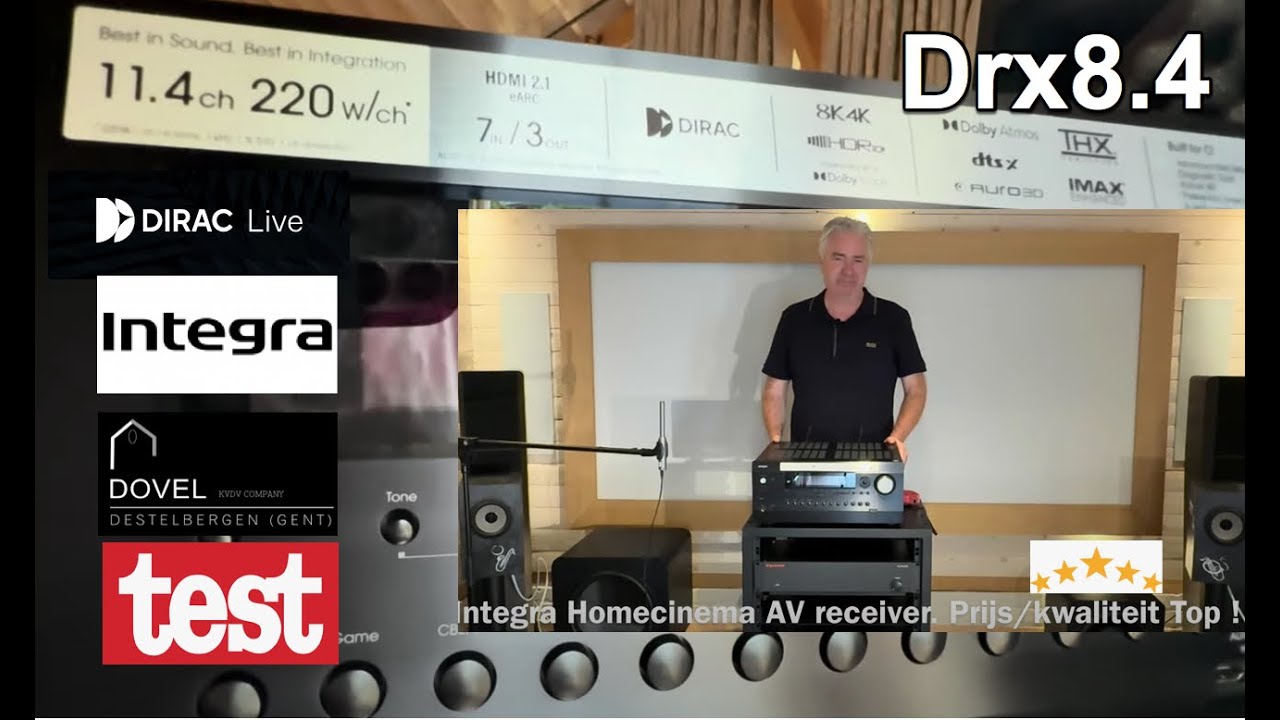 Integra DRX-8.4 AV-Receiver Review & Test | Home Cinema Specialist Dovel Destelbergen , België & NL)