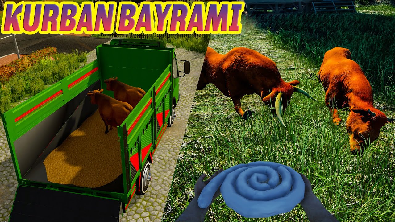 KURBAN KESİYORUZ! |FS 22 & RANCH SİMULATOR| |1 VİDEO 2 OYUN| |GÂVUR PAZARLIĞI|