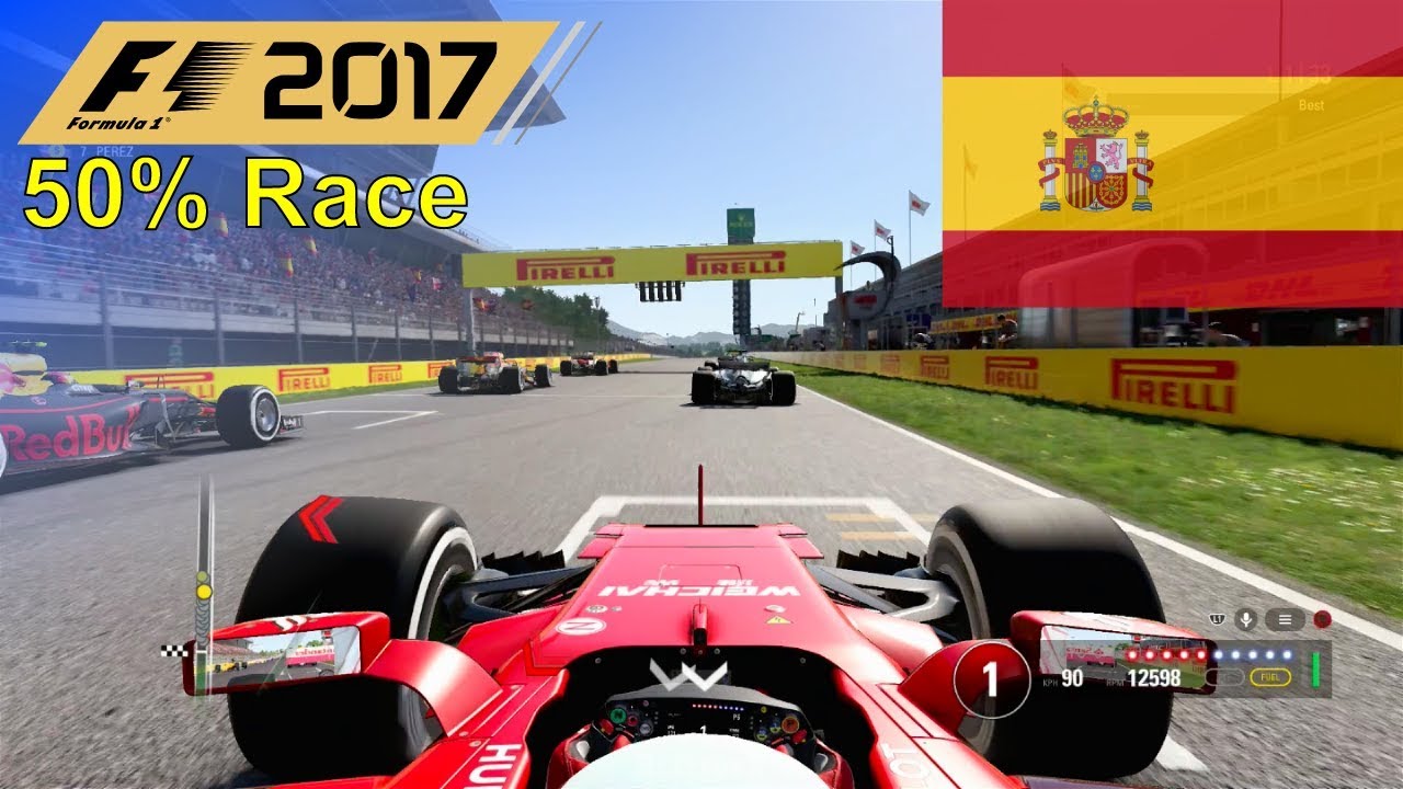 F1 2017 - Let's Make Giovinazzi World Champion #10: Spain - 50% Race