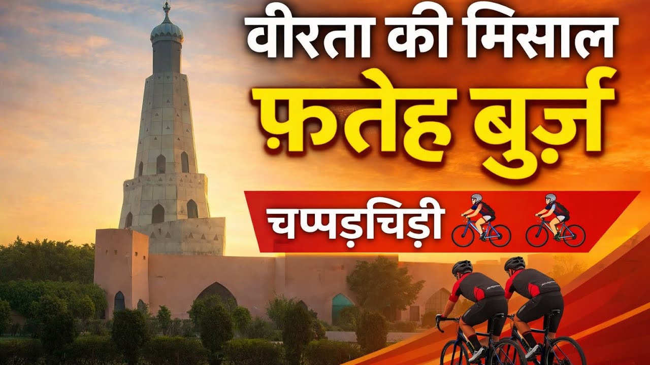 Morning ride to Fateh Burj, Chappar Chiri