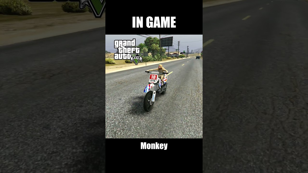 Animal Evolution in GTA | GTA 5 vs Real Life #gta #shorts #fyp