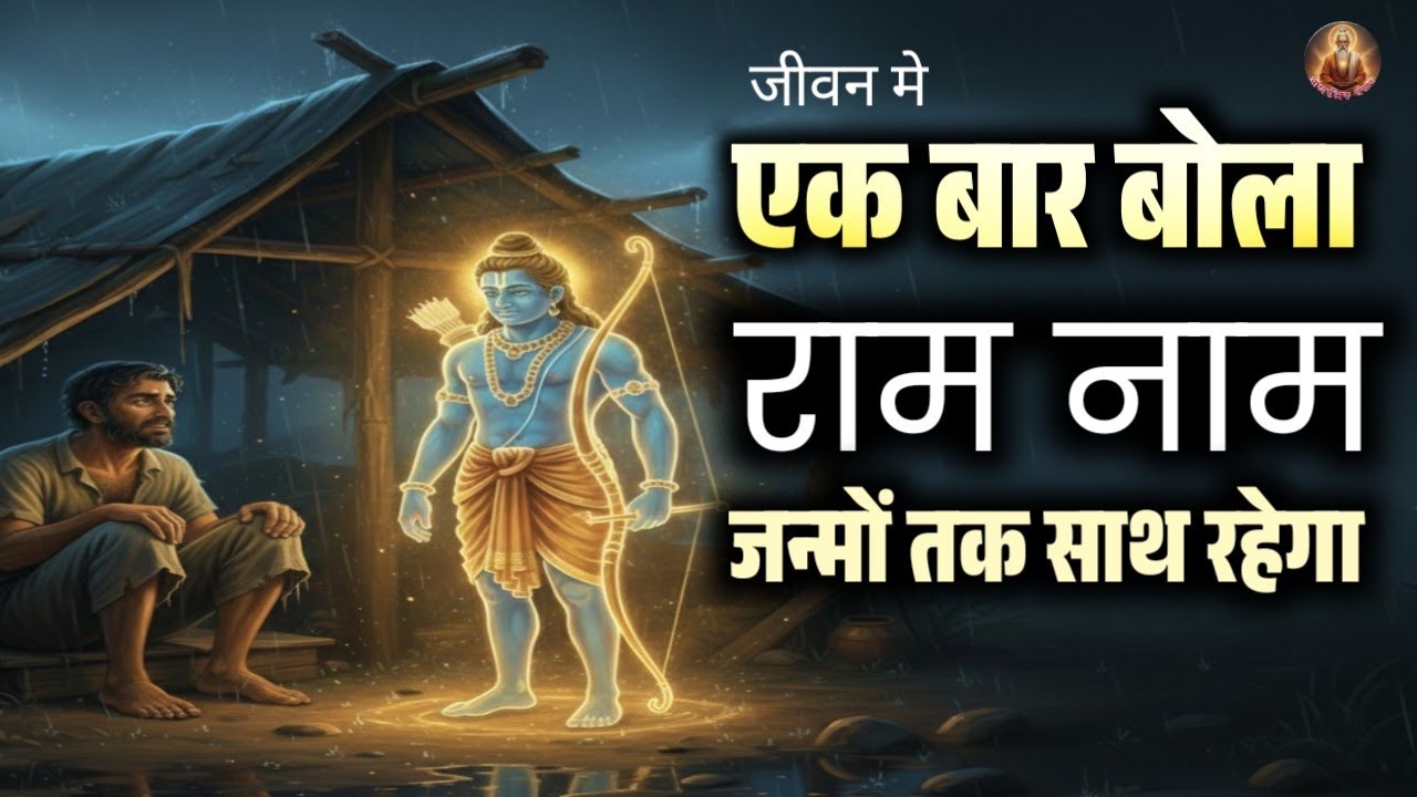 जीवन मे एक बार बोला राम नाम जन्मों तक साथ रहेगा | क्यों संकट में इंसान अपने आप ‘राम’ पुकारता है?