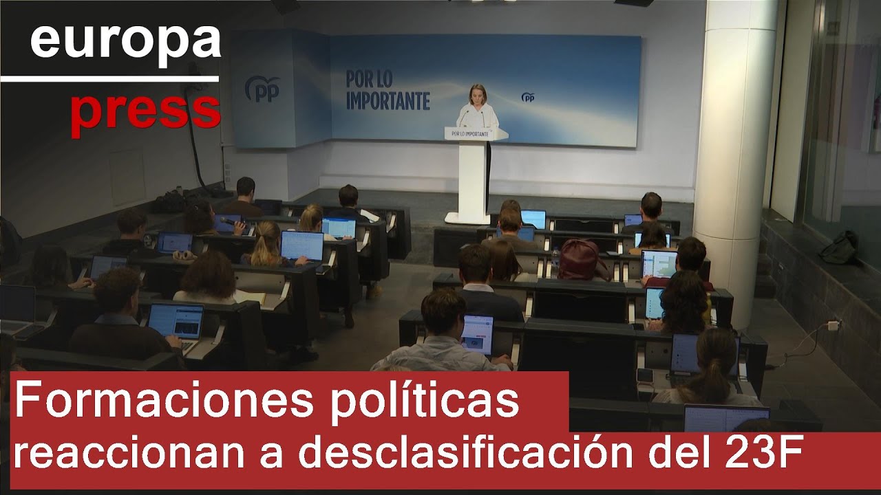 Las formaciones políticas reaccionan al anuncio de Sánchez de desclasificar archivos del 23F