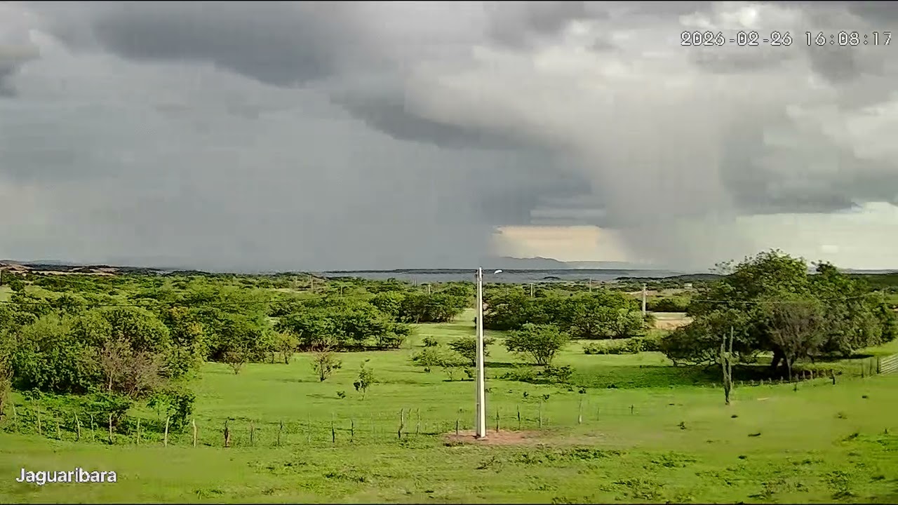 Chuva no Açude Castanhão Jaguaribara Ceará 26/02/2026