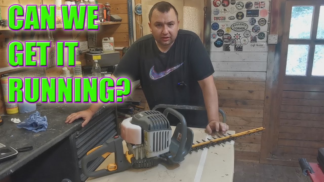 Кусторез Ryobi не запускается.