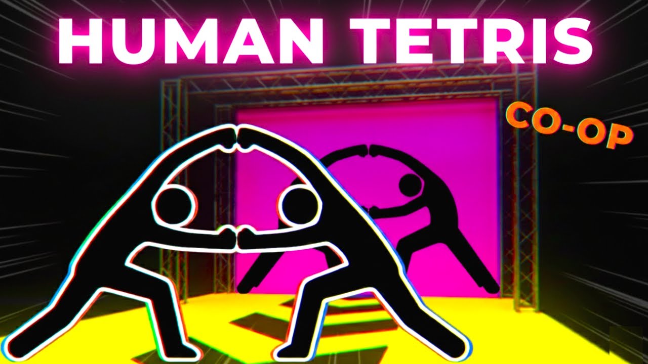 HUMAN TETRIS | Immersive Interactive Warm Up #6 | 2 Player