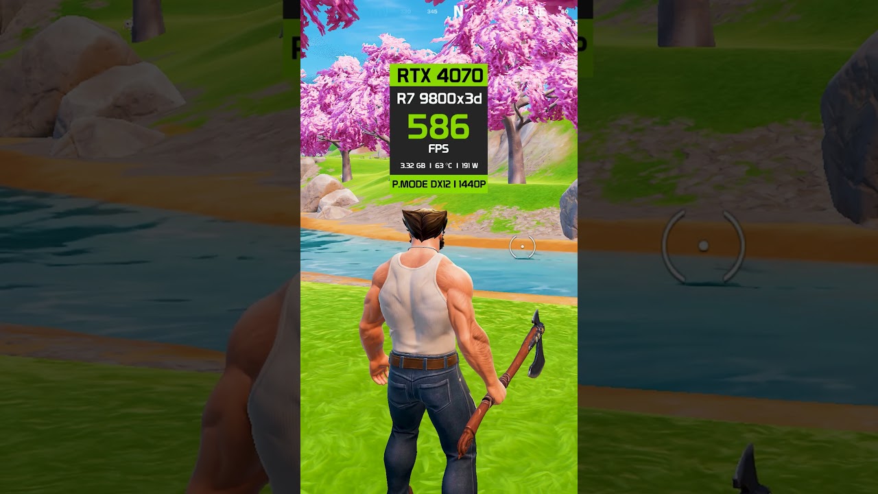 Fortnite vs RYZEN 7 9800X3D | 4K Graphics Comparison