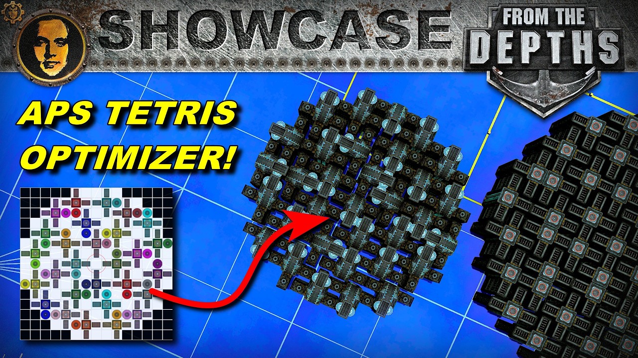 How to get PERFECT APS Tetris Every TIme! - From the Depths Turret Calculator Showcase