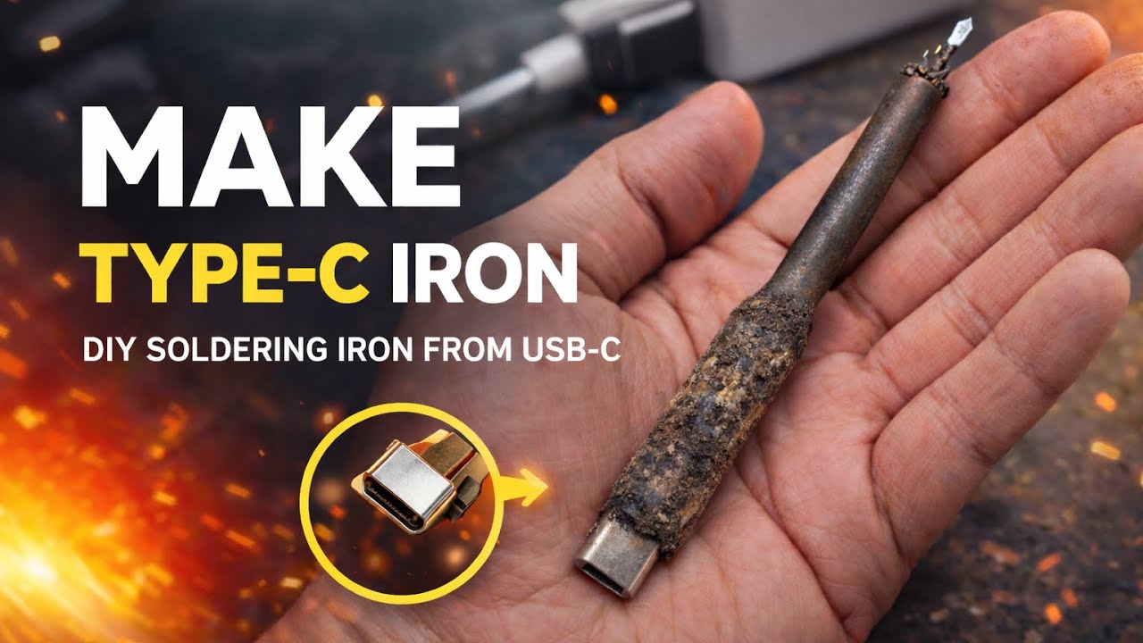 How to Make a Type-C Soldering Iron at Home
