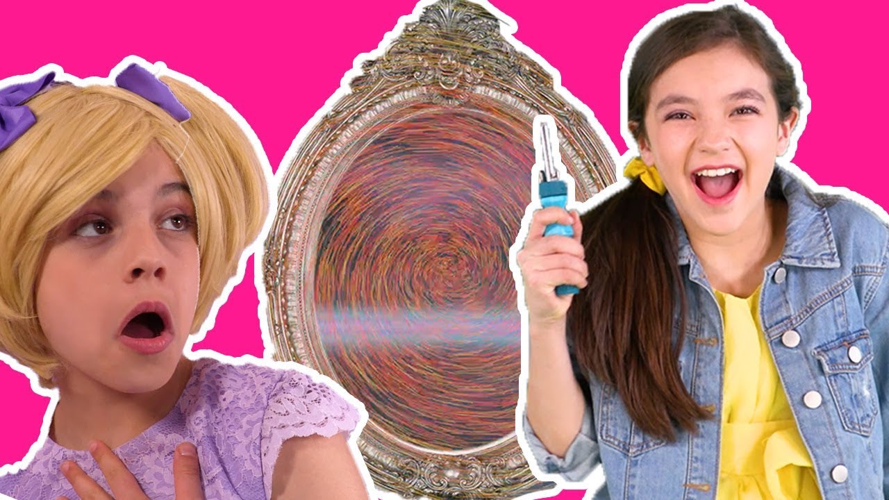 TELEPORTATION MAGICAL MIRROR 💫 Princesses on a lost mission! - Princesses In Real Life | Kiddyzuzaa
